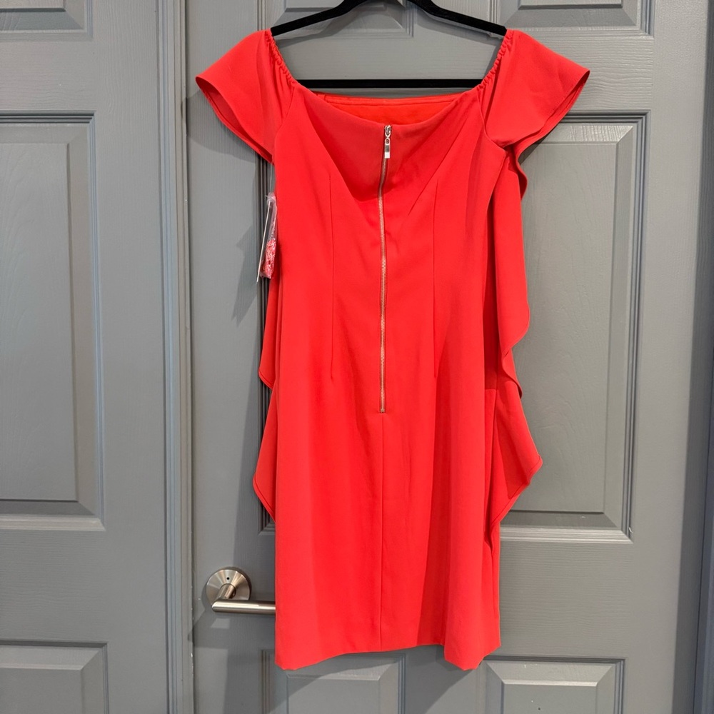 ANTONIO MELANI Vibrant Red Mini Dress - Picture 4 of 7